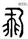 飛 Liushutong characters