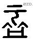 盂 Liushutong characters