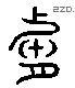 膚 Liushutong characters