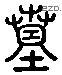 墳 Liushutong characters