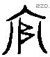 官 Liushutong characters