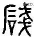 錢 Liushutong characters