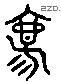 觴 Liushutong characters