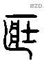 臧 Liushutong characters