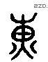 黃 Liushutong characters