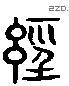 經 Liushutong characters