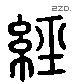 經 Liushutong characters