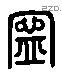 寧 Liushutong characters