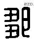 邹 Liushutong characters