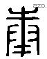 奉 Liushutong characters