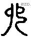 瞽 Liushutong characters