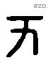 亥 Liushutong characters