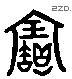 寶 Liushutong characters