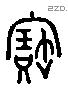 寶 Liushutong characters