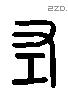 左 Liushutong characters