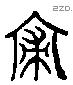 寑 Liushutong characters