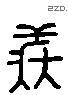 義 Liushutong characters