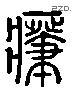 废 Liushutong characters