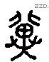 冀 Liushutong characters