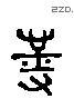 對 Liushutong characters