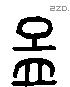 孟 Liushutong characters