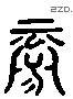 禄 Liushutong characters