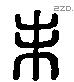 末 Liushutong characters