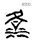 洛 Liushutong characters