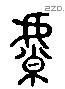 虩 Liushutong characters