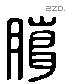 臘 Liushutong characters