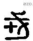 戎 Liushutong characters