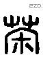 荼 Liushutong characters