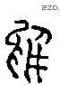 烏 Liushutong characters