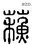 蘇 Liushutong characters