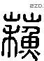 蘇 Liushutong characters