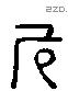 危 Liushutong characters