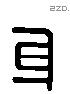 身 Liushutong characters