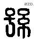 孙 Liushutong characters