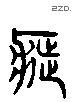 癬 Liushutong characters