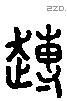 遄 Liushutong characters