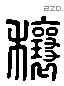 穰 Liushutong characters