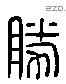 勝 Liushutong characters