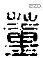 董 Liushutong characters