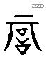 忌 Liushutong characters