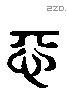 忌 Liushutong characters