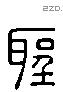 聖 Liushutong characters