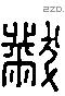 黻 Liushutong characters