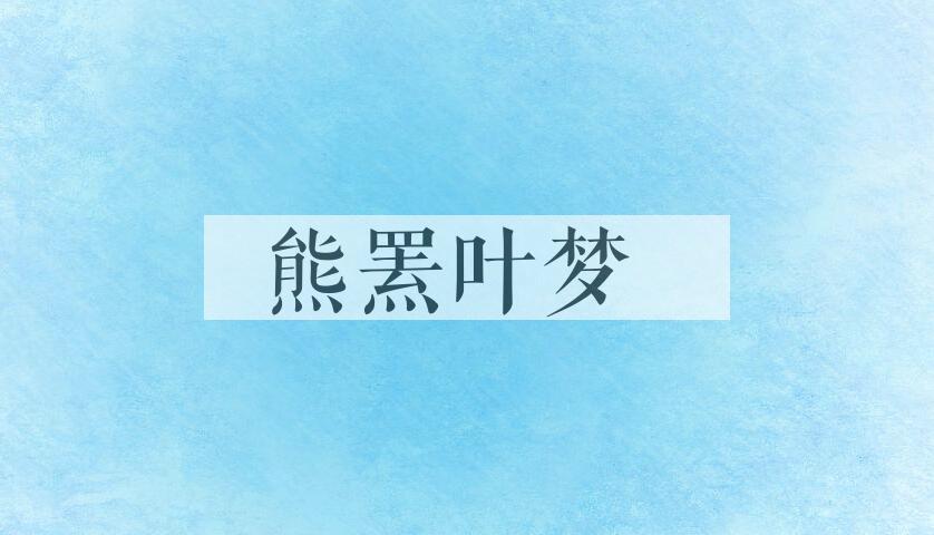 成语熊罴叶梦是什么意思？