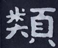 類字的其他书法字体