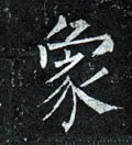 象字的其他书法字体